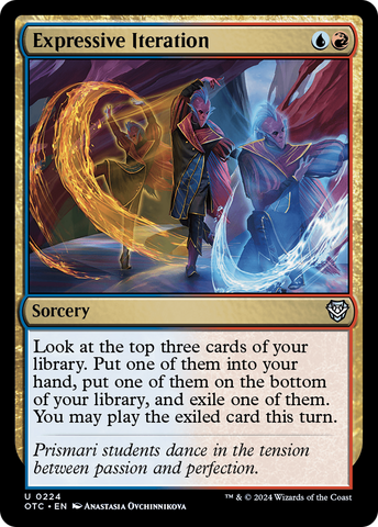Expressive Iteration [Outlaws of Thunder Junction Commander] - The Mythic Store | 24h Order Processing