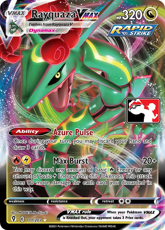Rayquaza VMAX (111/203) [Prize Pack Series One] - The Mythic Store | 24h Order Processing