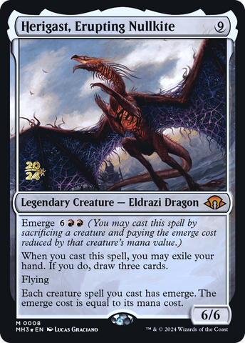 Herigast, Erupting Nullkite [Modern Horizons 3 Prerelease Promos] - The Mythic Store | 24h Order Processing