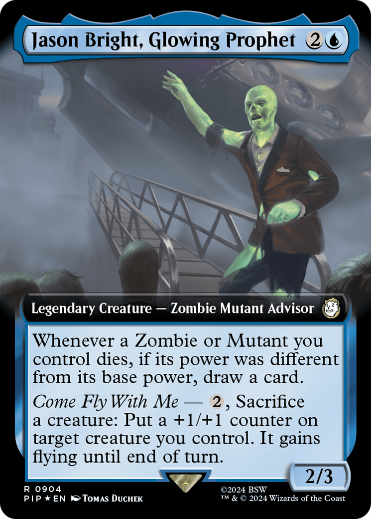 Jason Bright, Glowing Prophet (Extended Art) (Surge Foil) [Fallout] - The Mythic Store | 24h Order Processing