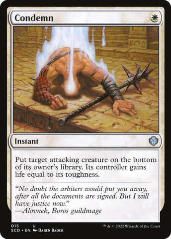 Condemn [Starter Commander Decks] - The Mythic Store | 24h Order Processing