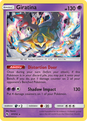 Giratina (97/214) [Sun & Moon: Lost Thunder] - The Mythic Store | 24h Order Processing