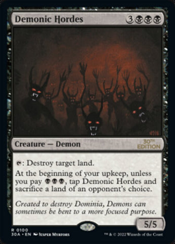 Demonic Hordes [30th Anniversary Edition] - The Mythic Store | 24h Order Processing