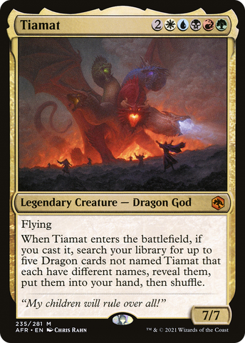 Tiamat [Dungeons & Dragons: Adventures in the Forgotten Realms] - The Mythic Store | 24h Order Processing