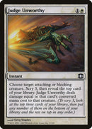 Judge Unworthy [Future Sight] - The Mythic Store | 24h Order Processing