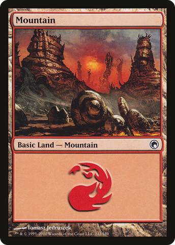 Mountain (242) [Scars of Mirrodin] - The Mythic Store | 24h Order Processing