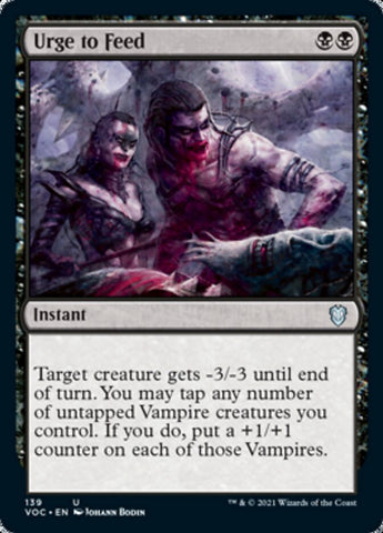 Urge to Feed [Innistrad: Crimson Vow Commander] - The Mythic Store | 24h Order Processing