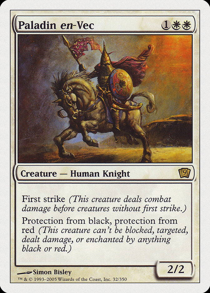 Paladin en-Vec (9th Edition) [Oversize Cards] - The Mythic Store | 24h Order Processing