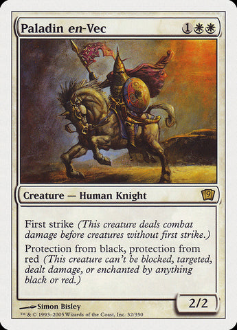 Paladin en-Vec (9th Edition) [Oversize Cards] - The Mythic Store | 24h Order Processing