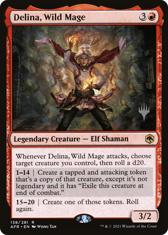Delina, Wild Mage (Promo Pack) [Dungeons & Dragons: Adventures in the Forgotten Realms Promos] - The Mythic Store | 24h Order Processing