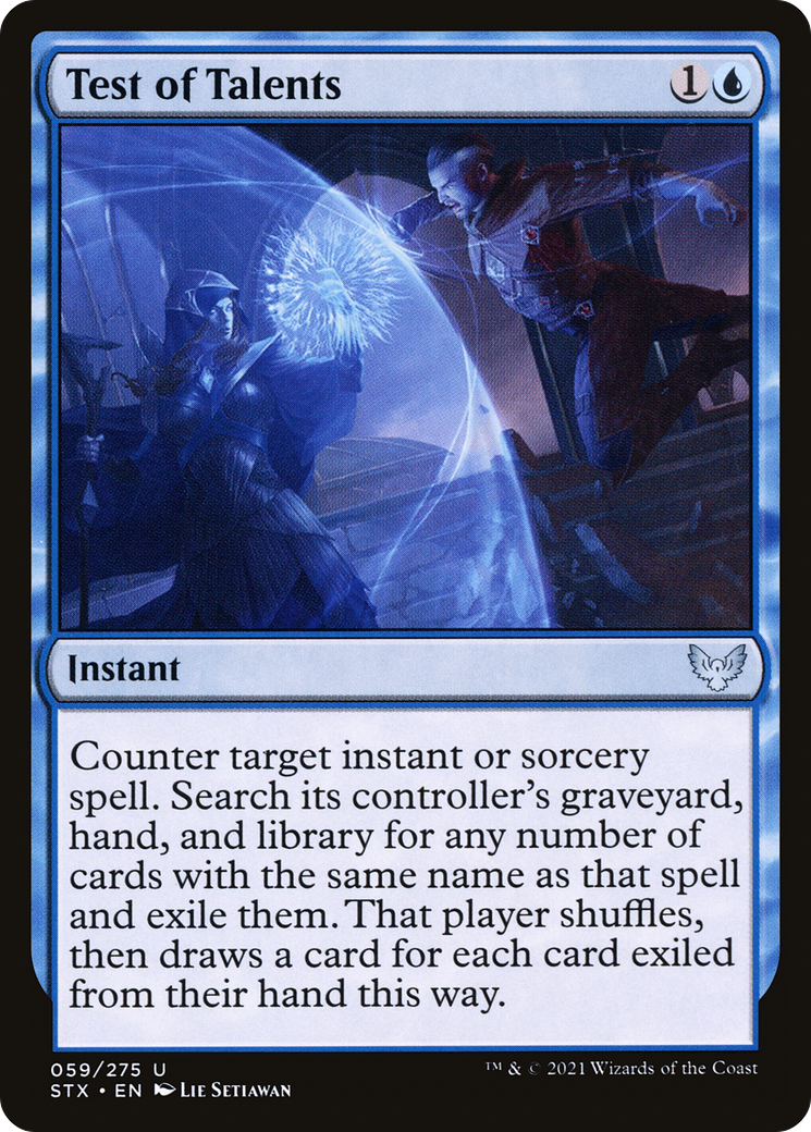 Test of Talents [Strixhaven: School of Mages] - The Mythic Store | 24h Order Processing