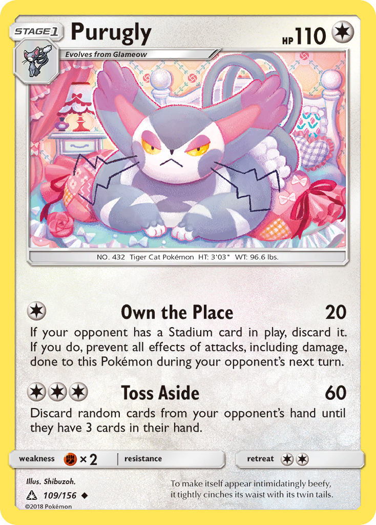 Purugly (109/156) [Sun & Moon: Ultra Prism] - The Mythic Store | 24h Order Processing