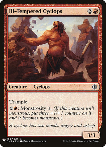 Ill-Tempered Cyclops [Mystery Booster] - The Mythic Store | 24h Order Processing