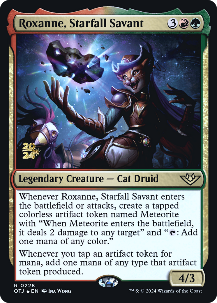 Roxanne, Starfall Savant [Outlaws of Thunder Junction Prerelease Promos] - The Mythic Store | 24h Order Processing