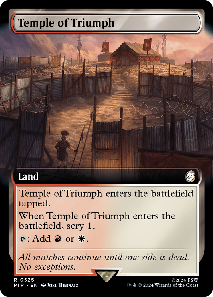 Temple of Triumph (Extended Art) [Fallout] - The Mythic Store | 24h Order Processing