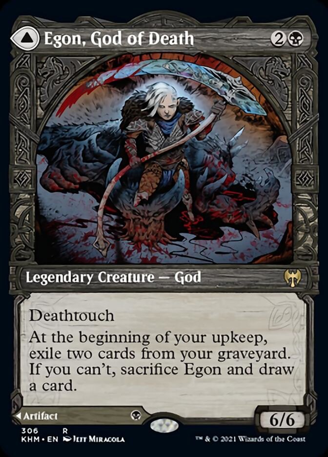 Egon, God of Death // Throne of Death (Showcase) [Kaldheim] - The Mythic Store | 24h Order Processing