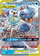 Blastoise & Piplup GX (38/236) [Sun & Moon: Cosmic Eclipse] - The Mythic Store | 24h Order Processing