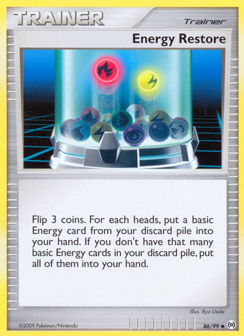 Energy Restore (86/99) [Platinum: Arceus] - The Mythic Store | 24h Order Processing
