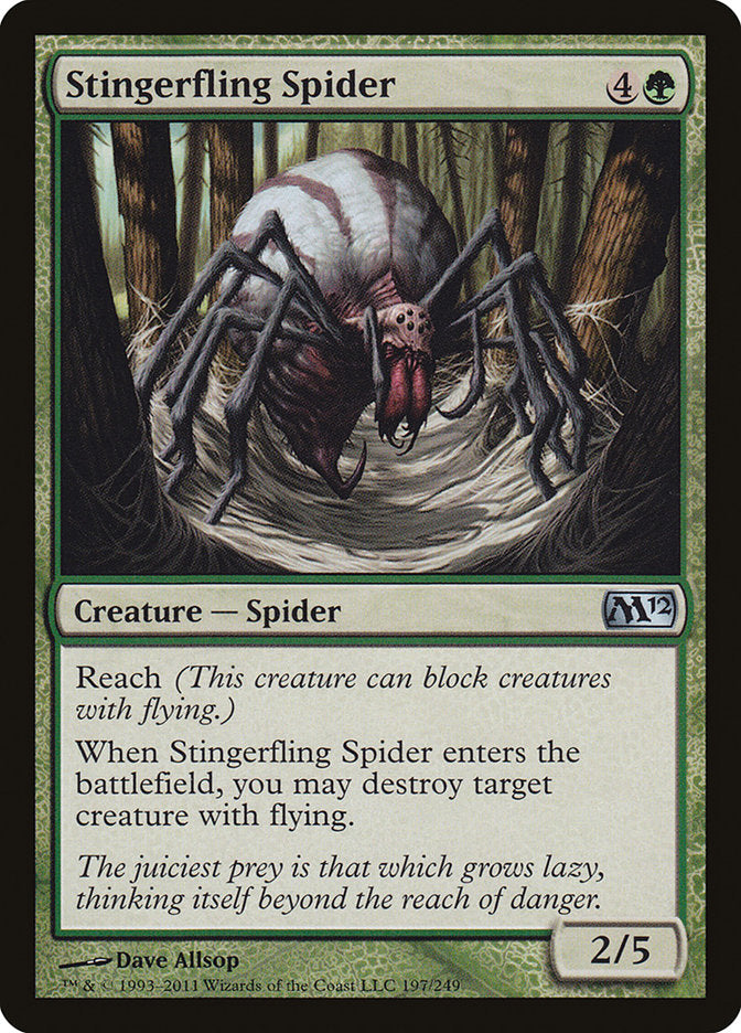 Stingerfling Spider [Magic 2012] - The Mythic Store | 24h Order Processing