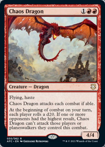 Chaos Dragon [Dungeons & Dragons: Adventures in the Forgotten Realms Commander] - The Mythic Store | 24h Order Processing