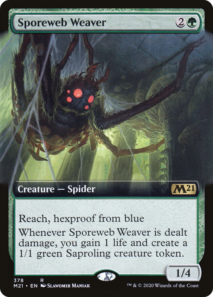 Sporeweb Weaver (Extended Art) [Core Set 2021] - The Mythic Store | 24h Order Processing