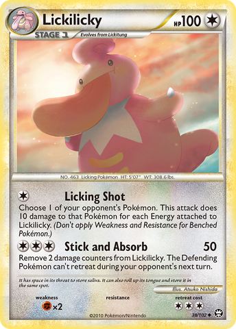 Lickilicky (38/102) [HeartGold & SoulSilver: Triumphant] - The Mythic Store | 24h Order Processing