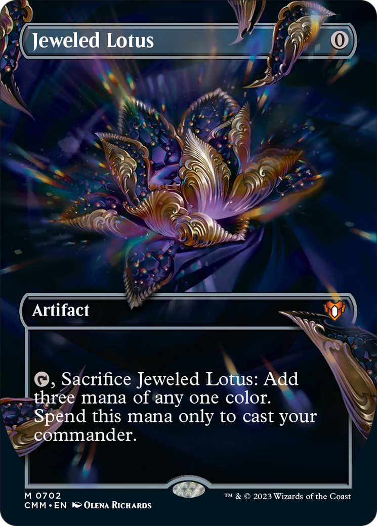 Jeweled Lotus (Borderless Frame Break) [Commander Masters] - The Mythic Store | 24h Order Processing