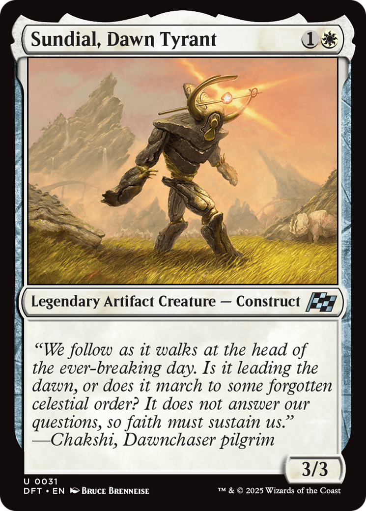 Sundial, Dawn Tyrant [Aetherdrift] - The Mythic Store | 24h Order Processing