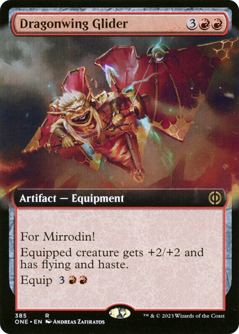 Dragonwing Glider (Extended Art) [Phyrexia: All Will Be One] - The Mythic Store | 24h Order Processing