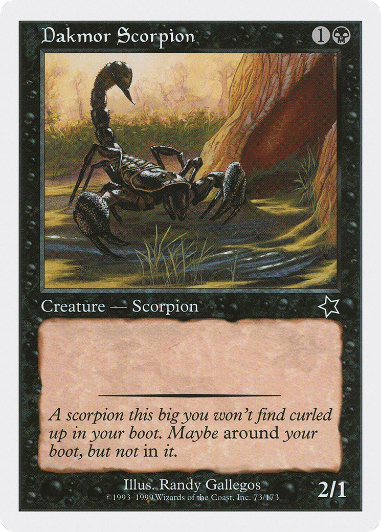 Dakmor Scorpion [Starter 1999] - The Mythic Store | 24h Order Processing