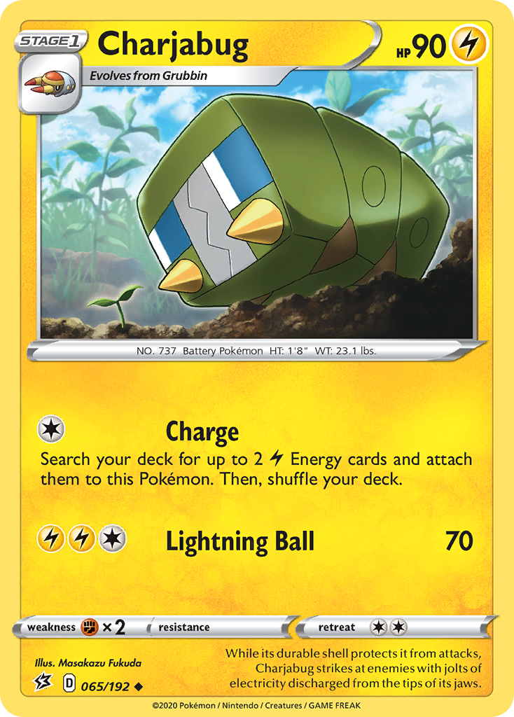 Charjabug (065/192) [Sword & Shield: Rebel Clash] - The Mythic Store | 24h Order Processing