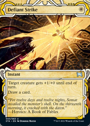Defiant Strike (Foil Etched) [Strixhaven: Mystical Archive] - The Mythic Store | 24h Order Processing