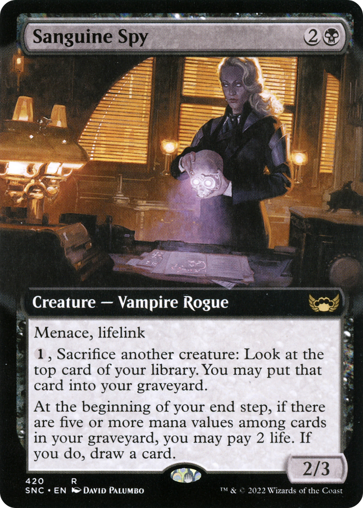 Sanguine Spy (Extended Art) [Streets of New Capenna] - The Mythic Store | 24h Order Processing