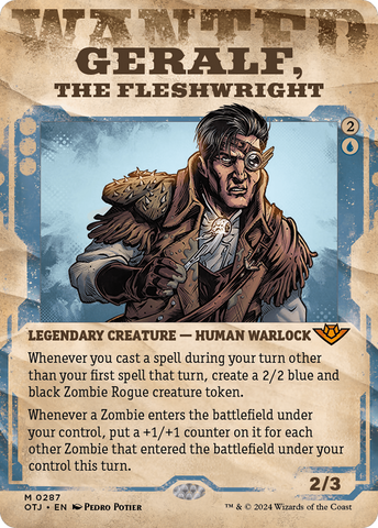Geralf, the Fleshwright (Showcase) [Outlaws of Thunder Junction] - The Mythic Store | 24h Order Processing