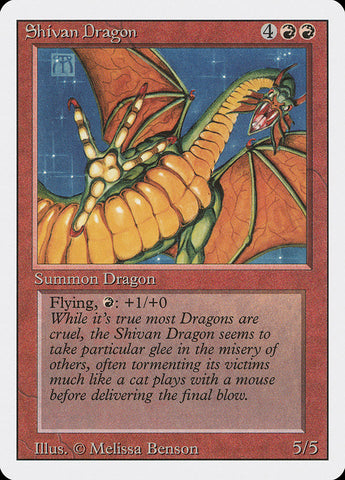 Shivan Dragon [Revised Edition] - The Mythic Store | 24h Order Processing