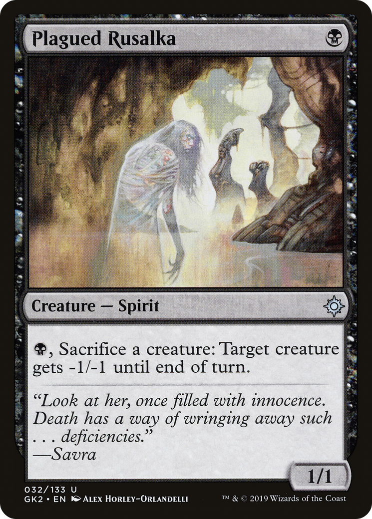 Plagued Rusalka [Ravnica Allegiance Guild Kit] - The Mythic Store | 24h Order Processing