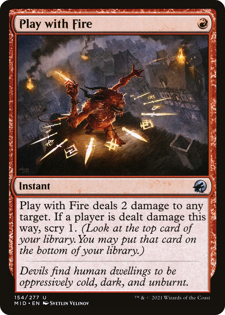 Play with Fire [Innistrad: Midnight Hunt] - The Mythic Store | 24h Order Processing