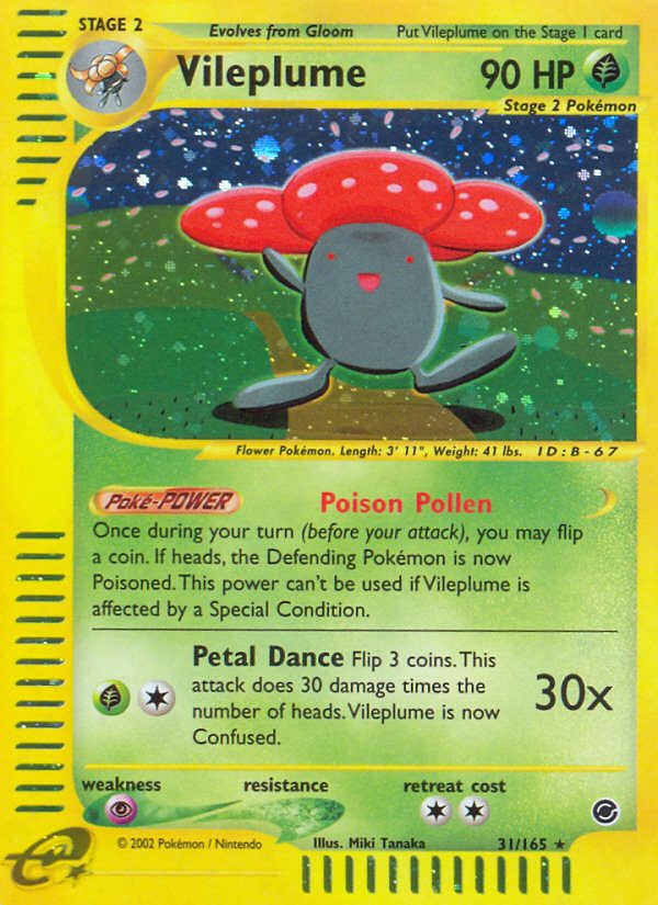 Vileplume (31/165) [Expedition: Base Set] - The Mythic Store | 24h Order Processing