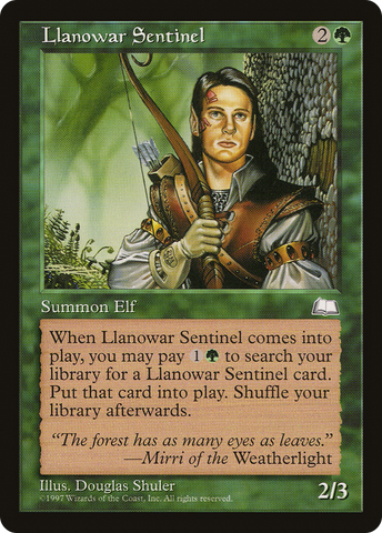 Llanowar Sentinel [Weatherlight] - The Mythic Store | 24h Order Processing