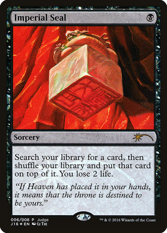 Imperial Seal [Judge Gift Cards 2016] - The Mythic Store | 24h Order Processing