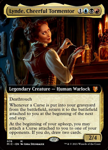 Lynde, Cheerful Tormentor (Extended Art) [Innistrad: Midnight Hunt Commander] - The Mythic Store | 24h Order Processing