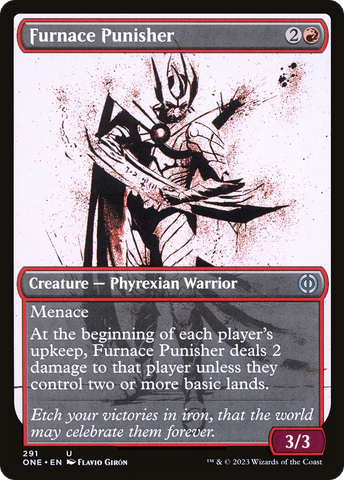 Furnace Punisher (Showcase Ichor) [Phyrexia: All Will Be One] - The Mythic Store | 24h Order Processing