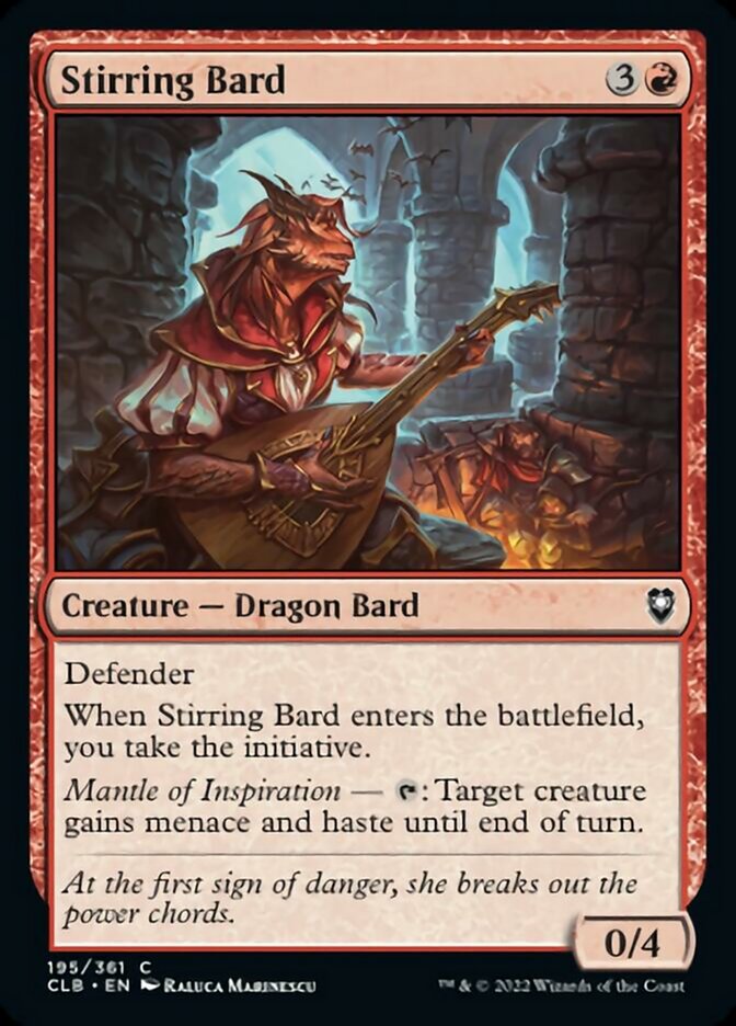 Stirring Bard [Commander Legends: Battle for Baldur's Gate] - The Mythic Store | 24h Order Processing