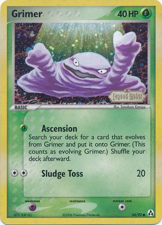 Grimer (54/92) (Stamped) [EX: Legend Maker] - The Mythic Store | 24h Order Processing