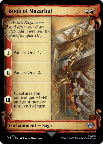 Book of Mazarbul [The Lord of the Rings: Tales of Middle-Earth Showcase Scrolls] - The Mythic Store | 24h Order Processing