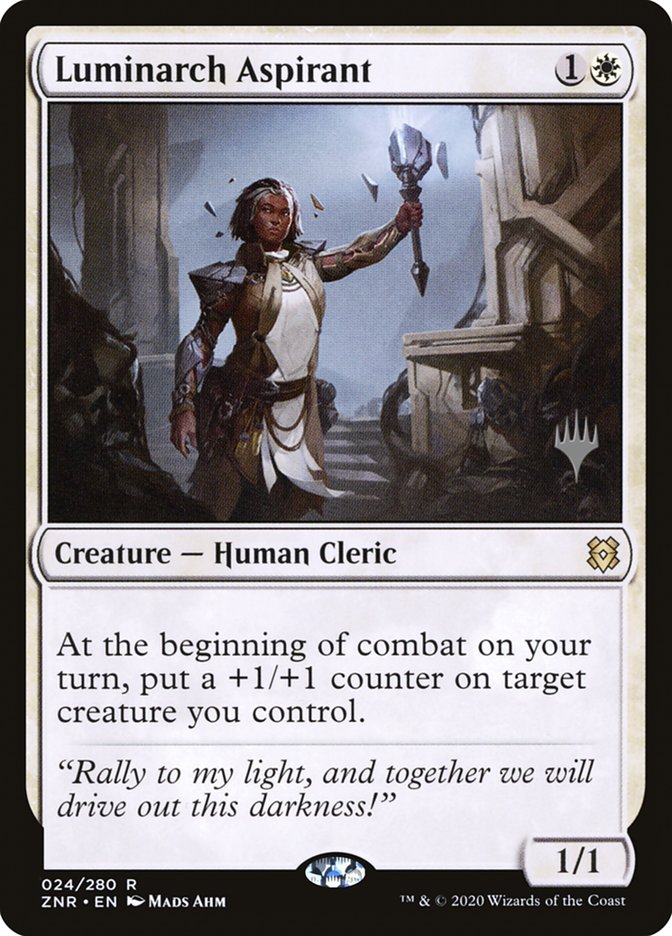 Luminarch Aspirant (Promo Pack) [Zendikar Rising Promos] - The Mythic Store | 24h Order Processing