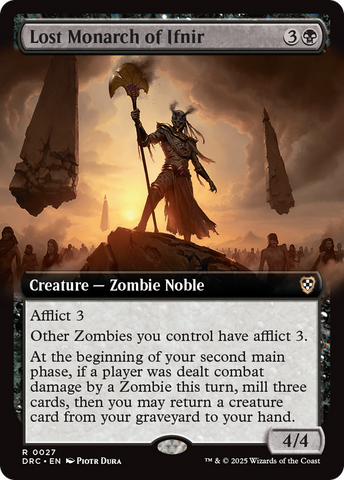 Lost Monarch of Ifnir (Extended Art) [Aetherdrift Commander] - The Mythic Store | 24h Order Processing