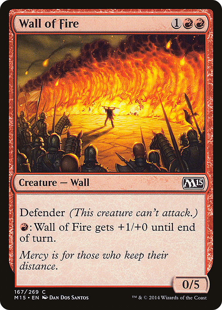 Wall of Fire [Magic 2015] - The Mythic Store | 24h Order Processing