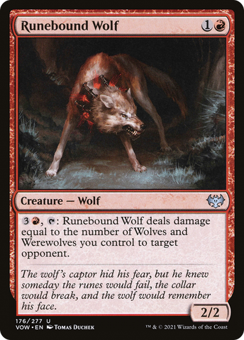 Runebound Wolf [Innistrad: Crimson Vow] - The Mythic Store | 24h Order Processing