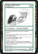 Keeper of the Crown (adventurer) [Mystery Booster 2 Playtest Cards] - The Mythic Store | 24h Order Processing